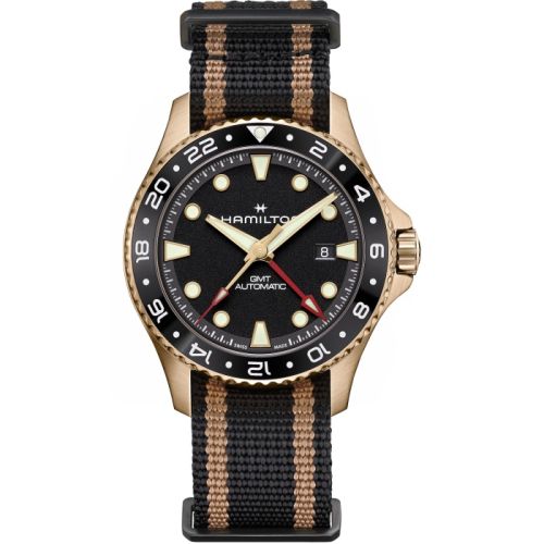 Hamilton Khaki Navy Scuba Automatic GMT 43 Bronze / Black H82565930