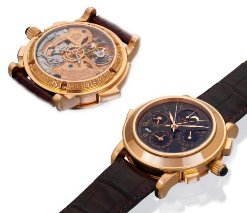 IWC Destriero Scafusia Red Gold / Black / English IW1868-11