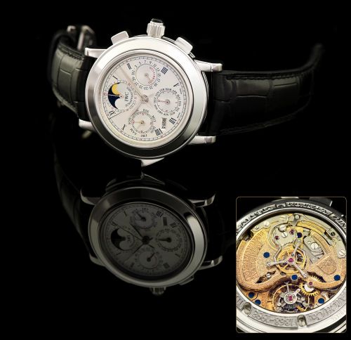 IWC Destriero Scafusia Platinum / German IW1868-16