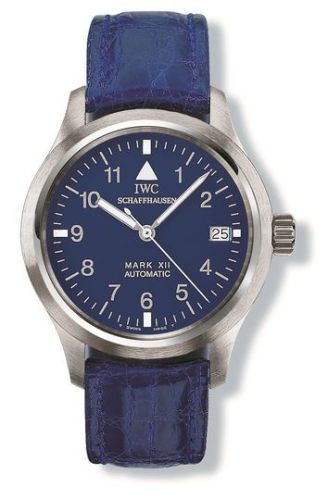 IWC Pilot's Watch Mark XII Platinum / Blue / Strap IW3241-07