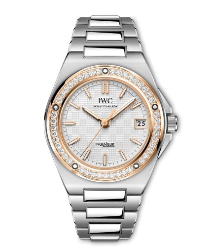 IWC Ingenieur Automatic 35 Stainless Steel - Rose Gold - Diamond / Silver IW3249-11