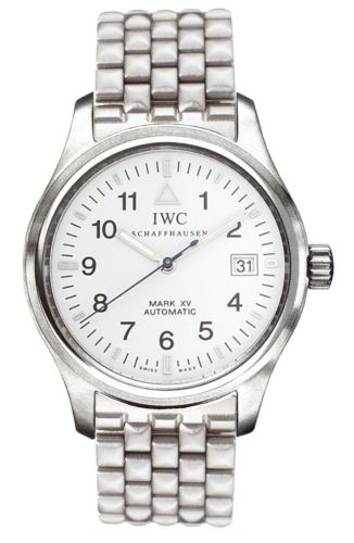 IWC Pilot's Watch Mark XV Stainless Steel / White / Bracelet IW3253-10