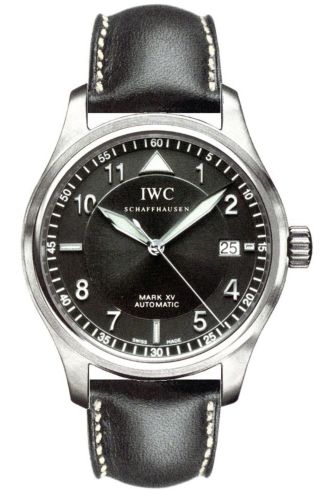 IWC Pilot's Watch Mark XV Spitfire Stainless Steel / Black / Strap IW3253-11