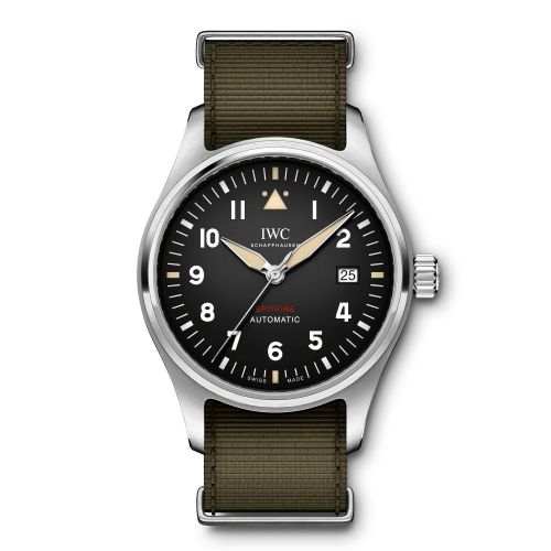 IWC Pilot's Watch Automatic Spitfire Stainless Steel / Black / NATO IW3268-01