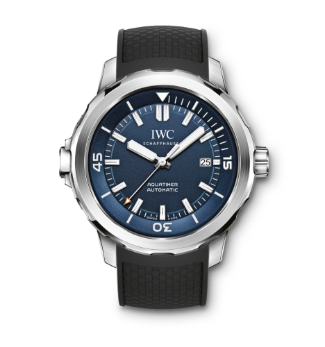 IWC Aquatimer Automatic Stainless Steel / Blue / Rubber / Expedition Jacques-Yves Cousteau IW3290-05
