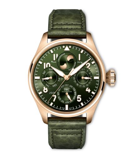 IWC Big Pilot’s Watch Perpetual Calendar ProSet Red Gold / Olive IW3296-02