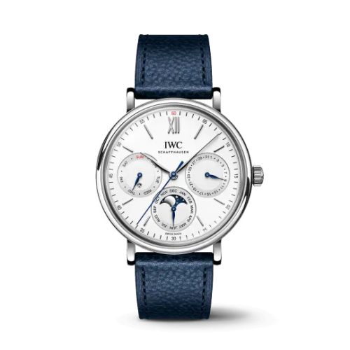 IWC Portofino Perpetual Calendar Stainless Steel / Silver IW3446-01