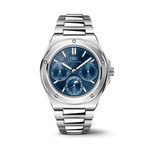 IWC Ingenieur Perpetual Calendar Stainless Steel / Blue IW3449-03