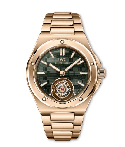 IWC Ingenieur Automatic 40 Tourbillon Rose Gold / Green IW3459-01