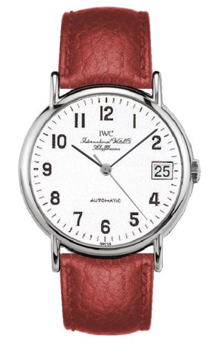 IWC Portofino Automatic Stainless Steel / White - Railroad / Strap IW3513-35