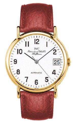 IWC Portofino Automatic Yellow Gold / White - Railroad / Strap IW3513-36