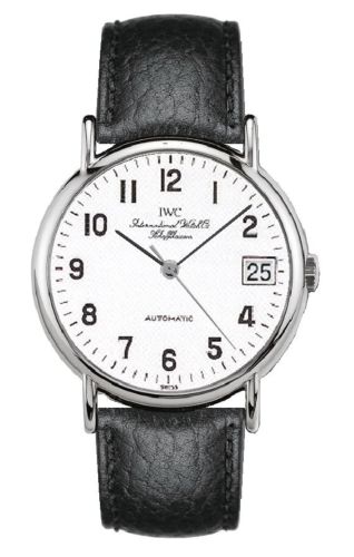 IWC Portofino Automatic Stainless Steel / White - Railroad / Strap IW3513-38