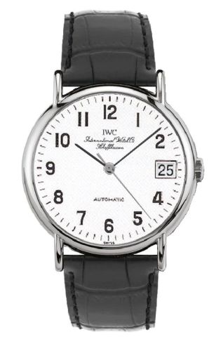IWC Portofino Automatic Stainless Steel / White - Railroad / Strap IW3513-39
