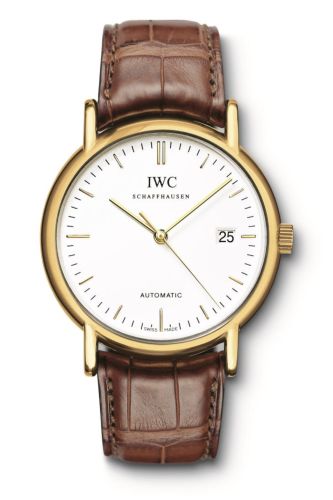 IWC Portofino Automatic / Yellow Gold / White / Strap IW3533-14