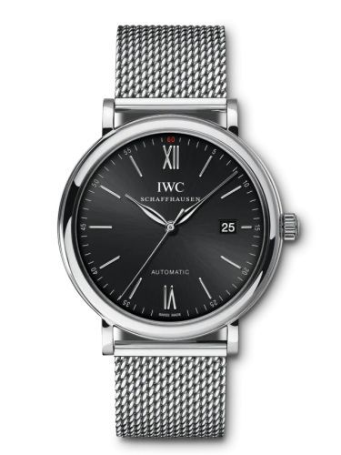 IWC Portofino Automatic Stainless Steel / Black / Short Milanese IW3565-08