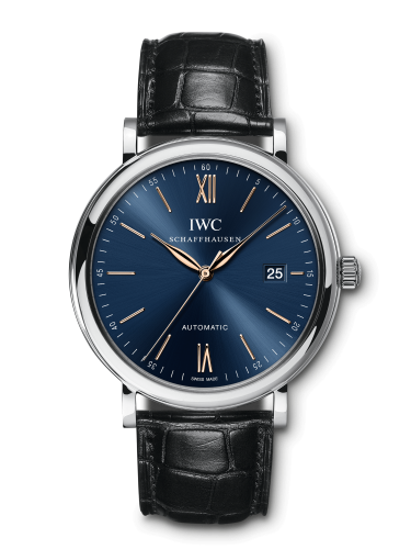 IWC Portofino Automatic Stainless Steel / Blue / Alligator IW3565-23