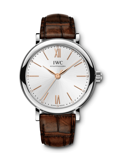 IWC Portofino 34 Stainless Steel / Silver / Santoni IW3574-03