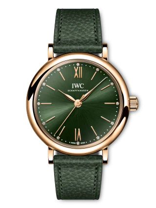 IWC Portofino 34 Red Gold / Green IW3574-15