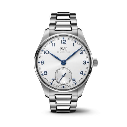 IWC Portugieser Automatic 40 Stainless Steel / Silver - Blue / Bracelet IW3583-12