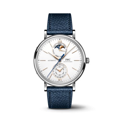 IWC Portofino Complete Calendar 41 Stainless Steel / Silver IW3590-01