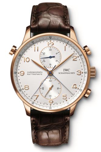 IWC Portugieser Chrono-Rattrapante Rose Gold / Silver IW3712-03