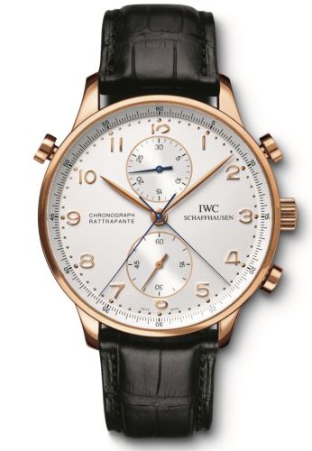 IWC Portugieser Chrono-Rattrapante Rose Gold / Silver IW3712-04