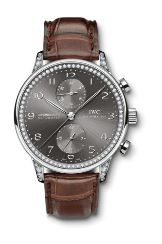 IWC Portuguese Chrono-Automatic White Gold / 266 Diamond IW3714-75