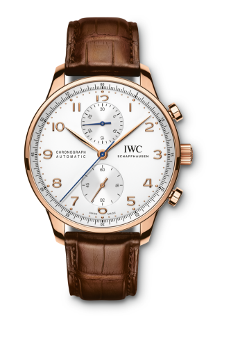 IWC Portuguese Chrono-Automatic Red Gold / Silver IW3714-80