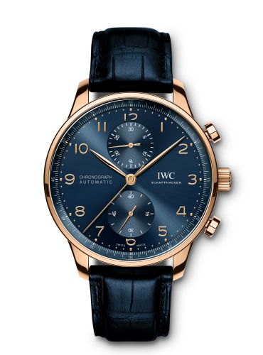 IWC Portugieser Chronograph Red Gold / Blue / Boutique Edition IW3716-14