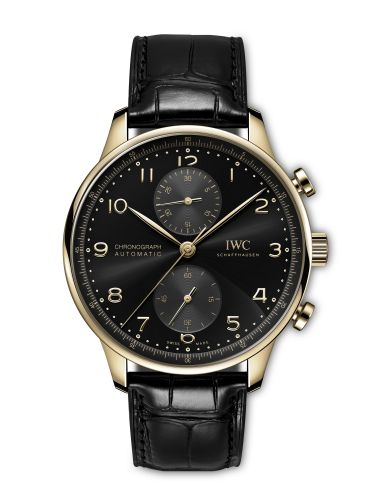 IWC Portugieser Chronograph Rose Gold / Black IW3716-25