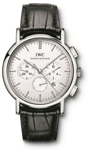 IWC Portofino Chronograph MecaQuartz Stainless Steel / Silver IW372401