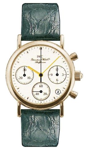 IWC Portofino Lady Chronograph MecaQuartz Rose Gold / White / Alligator IW3730-02
