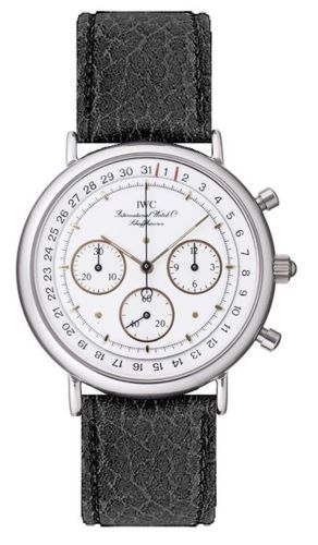 IWC Portofino Chronograph MecaQuartz Stainless Steel / White / Calf IW3731-07