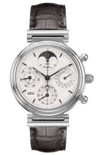 IWC Da Vinci Perpetual White Gold / White / German IW3750-06