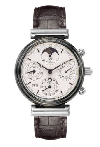 IWC Da Vinci Perpetual Black Ceramic / White Gold / White / English IW3755-09