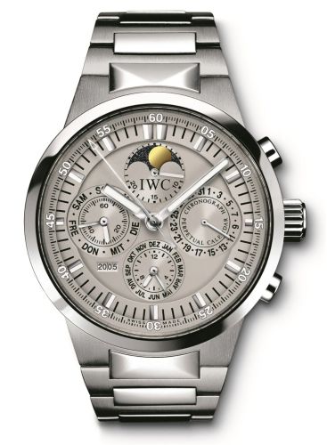 IWC GST Perpetual Calendar Stainless Steel / Grey / French IW3756-08