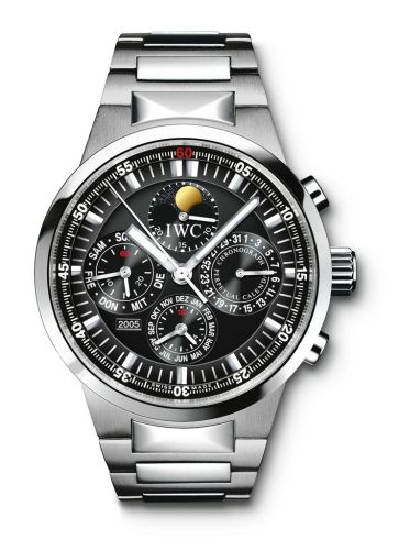 IWC GST Perpetual Calendar Stainless Steel / Black / German IW3756-13