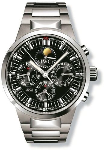 IWC GST Perpetual Calendar Stainless Steel / Black / Italian IW3756-14