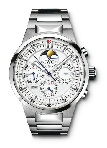 IWC GST Perpetual Calendar Stainless Steel / White / German IW3756-17