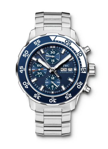 IWC Aquatimer Chronograph Stainless Steel / Blue / Bracelet IW3767-10