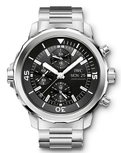 IWC Aquatimer Chronograph Stainless Steel / Black / Bracelet IW3768-04