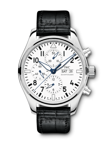 IWC Pilot's Watch Chronograph Edition 150 Years Stainless Steel / White IW3777-25