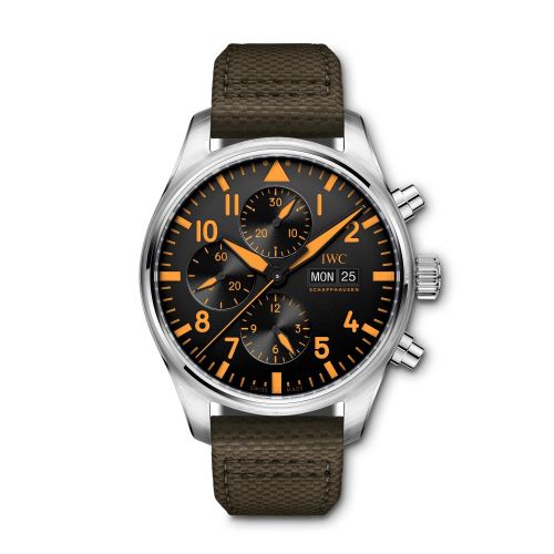 IWC Pilot's Watch Chronograph Orange Storm IW3777-30