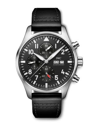 IWC Pilot's Watch Chronograph Stainless Steel / Black IW3780-01
