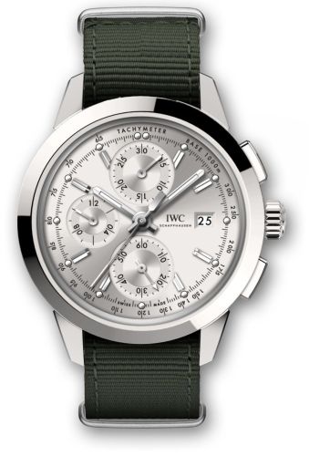 IWC Ingenieur Chronograph Custom Stainless Steel / Silver-Rhodium / NATO IW3808-AF