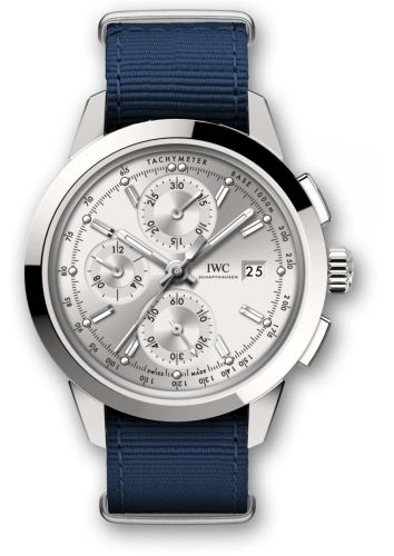 IWC Ingenieur Chronograph Custom Stainless Steel / Silver-Rhodium / NATO IW3808-AG