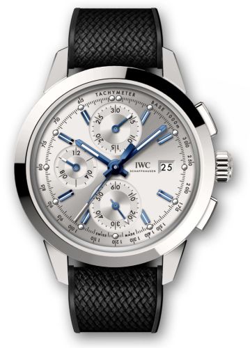 IWC Ingenieur Chronograph Custom Stainless Steel / Silver-Blue / Rubber IW3808-AR