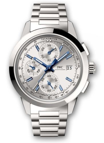 IWC Ingenieur Chronograph Custom Stainless Steel / Silver-Blue / Bracelet IW3808-AS
