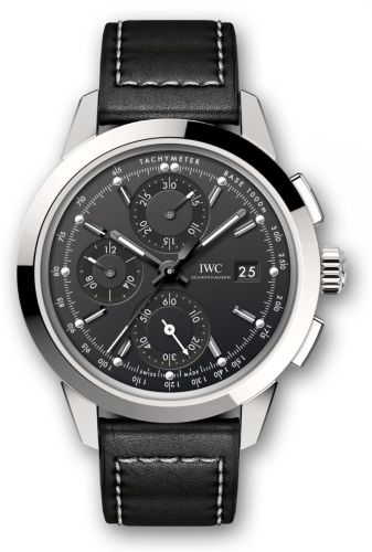 IWC Ingenieur Chronograph Custom Stainless Steel / Black-Black / Calf IW3808-BB