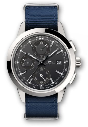 IWC Ingenieur Chronograph Custom Stainless Steel / Black-Black / NATO IW3808-BH